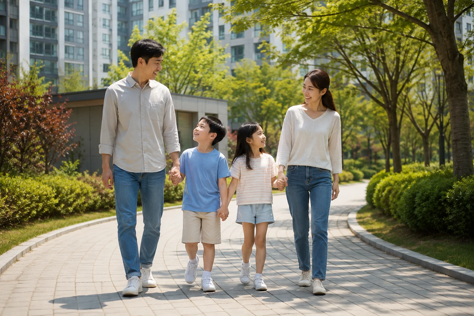 청년 특별공급 관련 자료를 점검하는 장면