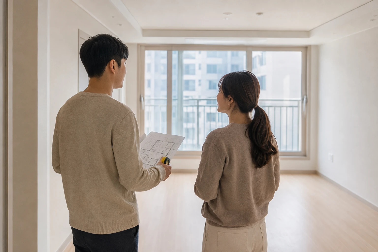생애최초 특별공급 준비 과정을 확인하는 장면